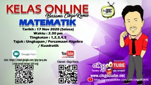 Kelas online CR 17Nov
